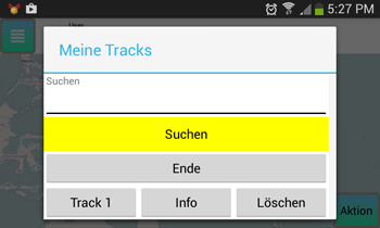 Flathus Tracker - Anzeigen von Tracks